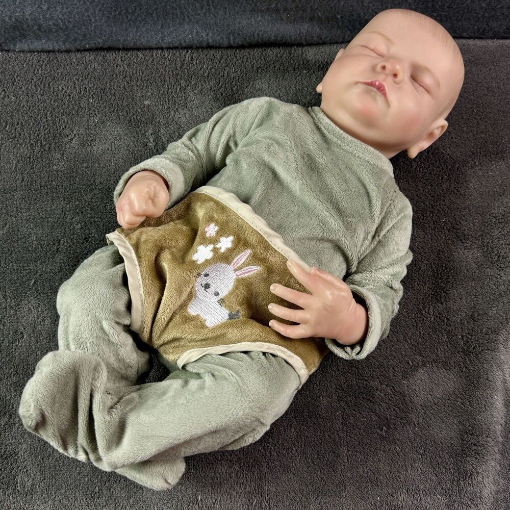 Realistic Baby Boy Doll 18" Full Vinyl Body Lifelike Anatomically Correct Boy
